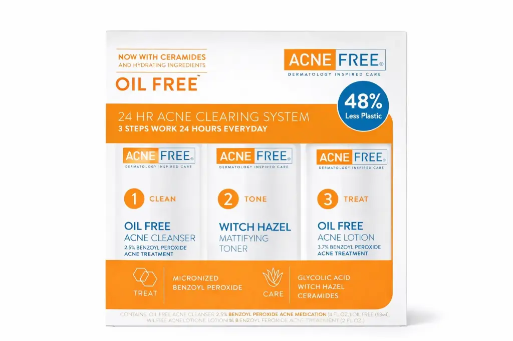 Acne free HR 3step kit